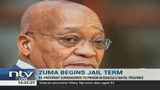 South Africa: Jacob Zuma turns himself in to prison