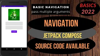 Jetpack Compose Navigation|Android Studio Tutorial|source code