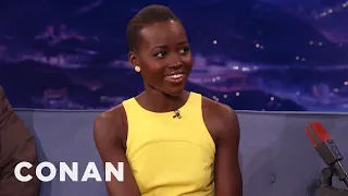 Lupita Nyong'o Wasn't Prepared For Massachusetts Winters | CONAN on TBS