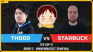 WC3 - [HU] TH000 vs Starbuck [ORC] - WB Semifinal - TeD Cup 17