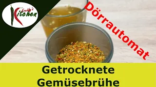 Gemüsebrühe selbst gemacht mit dem Dörrautomaten