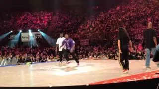 Juste Debout 2014 - 1/4 Final House - K & Frankwa [SerialStepperz] (Winner) Vs Perla & Dee