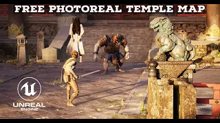 Unreal Engine 4 RTX 3090 Realistic Temple