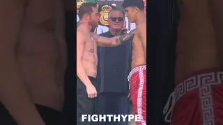 Canelo PUTS HANDS ON Jaime Munguia & SHOWS THE KNOCKOUT COMBO during FINAL FACE OFF