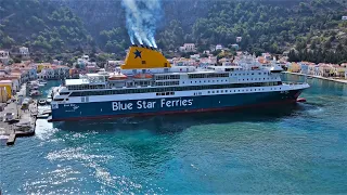 Blue Star Patmos : Ταξίδι Πειραιάς – Καστελλόριζο (Όλα τα λιμάνια) Trip from Piraeus to Kastellorizo