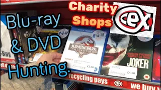 Blu-ray & DVD Hunt.  CEX. Charity Shops.