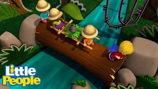 Journey across the Jungle! | Fisher Price Little People | Super Compilation | Kids Movie