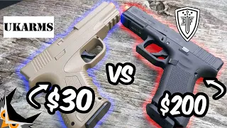$200 VS $30 GLOCKS! | UKARMS G39 vs Elite Force Glock 17