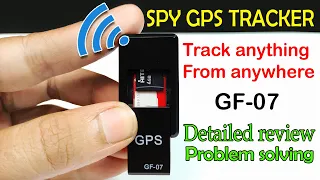 Spy GPS tracker GF-07 detailed review