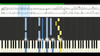 Adele - Chasing pavements [Piano Tutorial] Synthesia