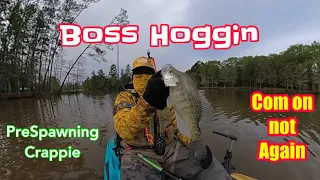 “Spring Cold Front” and (High Winds) not Gone stop Bossman catching Crappie
