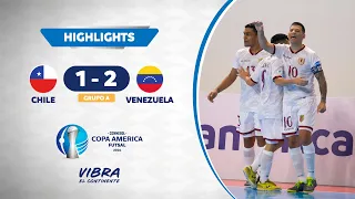 CA FUTSAL 2024 | CHILE 1-2 VENEZUELA |  HIGHLIGHTS