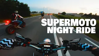 Supermoto NIGHT RIDE OUT - Last summer moments !