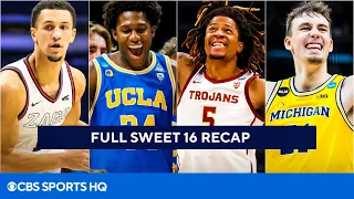 Full Sweet 16 Recap: Gonzaga remains undefeated; 11-seed UCLA makes Elite 8 | CBS Sports HQ