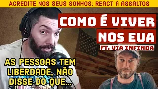 A VIDA nos ESTADOS UNIDOS: Adorável ou INTANKÁVEL? feat. Via Infinda | João Carvalho reage