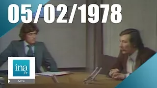 20H A2 du 05 Février 1978 | Jean Rochefort César du meilleur acteur | Archive INA