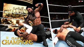 WWE 2K20 SIMULATION: Roman Reigns vs Jey Uso | Clash of Champions 2020 HIGHLIGHTS