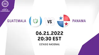 Concacaf Under-20 Championship 2022 | Guatemala vs Panama
