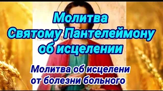 Молитва Святому Пантелеймону об исцелении от болезни и скором выздоровлении больного