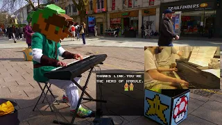 Legend of Zelda Ending theme Tom brier backing tracks busking