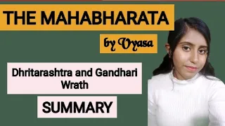 Dhritarashtra and Gandhari Wrath Complete Explanation// Mahabharata by Vyasa// #apeducation_hub