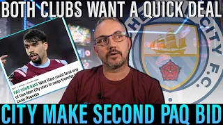 Manchester City make a second bid for Lucas Paqueta | Loan deal for Palmer would be a bad move