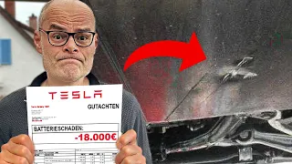 E-Auto Supergau? AKKUSCHADEN beim Tesla MODEL 3 | dieserdad