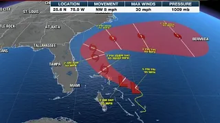 Tropical Depression 9 forms