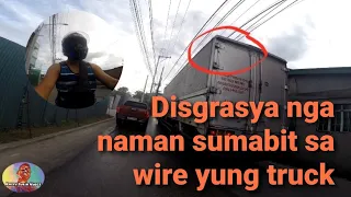Disgrasya nga naman sumabit sa wire yung truck | Raffy Flojo