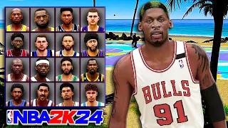 BEST Dennis Rodman Face Creation in NBA 2k24!