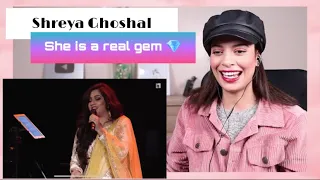 VOCALIST REACTS TO  Shreya Ghoshal - Aap Ki Nazron Ne Samjha (Live at Berklee )