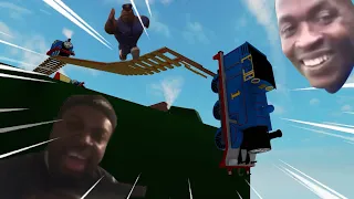 ROBLOX Drive Thomas The Train Slide Off A Hill (Funny Moments)