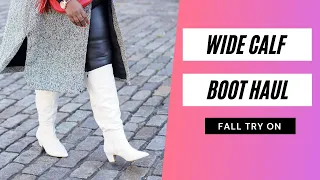 Fall Wide Calf Boots For Plus Size Women | Try On Boot Haul