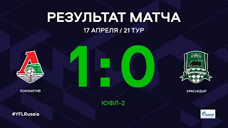 ЮФЛ-2. Локомотив - Краснодар. 21-й тур. Обзор