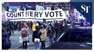 'Count every vote' protest spreads to Philadelphia