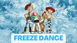 TOY STORY Freeze Dance & Yoga Exercise for Kids! Brain Break!