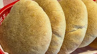 🇩🇿 Easy Algerian Bread - Khobz El Kousha or Matloua El Kousha (no eggs, no kneading)
