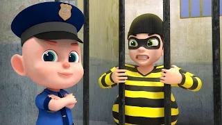 Policeman Keeps Everyone Save - Police Song + More Nursery Rhymes & Kids Songs | Rosoo - Baby Songs