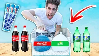 EXPERIMENTO: COCA COLA Y SPRITE VS MENTOS