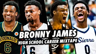 Bronny James Career Mixtape! The MOST EXCITING Player in High School Basketball!