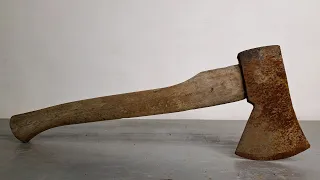 Rusted ax restoration - restoration videos