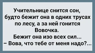 Вовочка Бежит по Лесу за Учительницей! Сборник Свежих Анекдотов! Юмор!