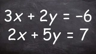 Using Elimination to Solve Systems