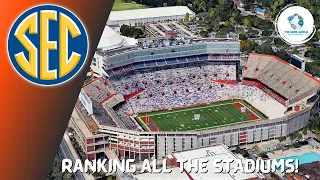 SEC Football Stadiums RANKED!