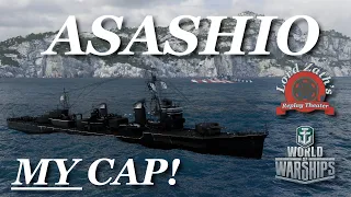 My Cap! - Asashio Tier 8 Japanese DD Neighbors Replay Analysis World of Warships