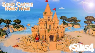 Castle Estate Kit🏰Sand Castle Family Home!💛Speedbuild & Voiceover (No CC)