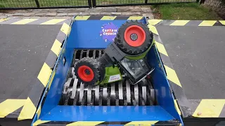 Shredder vs Toy Tractor