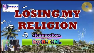 LOSING MY RELIGION karaoke version by R.E.M.