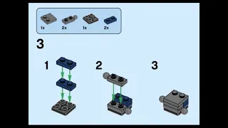 Конструктор Lego Marvel Росомаха: робот (76202), инструкция по сборке