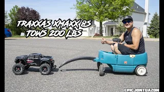 Traxxas X-maxx 8s Pulls 200lbs | EPICJONTUAZON